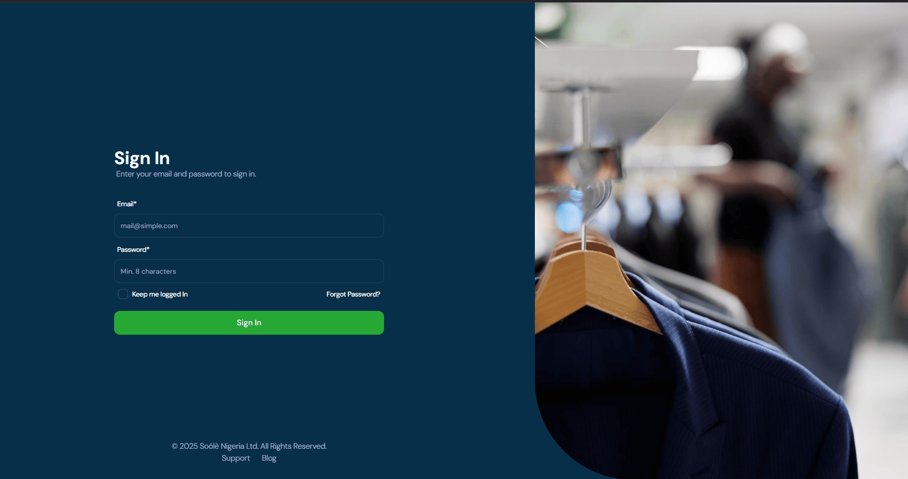 Laundromat Admin Dashboard